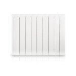 Hjm radiateur lectrique  inertie fluide 1500 w hjm alanis horizontal blanc
