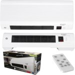 Radiateur �lectrique d'int�rieur adler ad 7714 noir, blanc 2200 w radiateur �lectrique soufflant