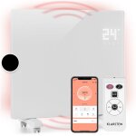Radiateur electrique mobile, chauffage electrique mural intelligent 1000w  faible consommation d'energie ...