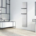 U - tile - radiateur électrique verre trempé blanc - 1200 watts - 200 x 50 cm vertical U - tile - radiateur électrique verre trempé blanc - 1200 watts - 200 x 50 cm vertical