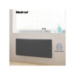 Radiateur fonte noirot axoo 1000w bas gris anthracite connecté nen3093sehs Radiateur fonte noirot axoo 1000w bas gris anthracite connecté nen3093sehs