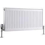 Hudson reed - radiateur horizontal � panneaux ? blanc ? type 11 ? 40 x 80cm ? eco