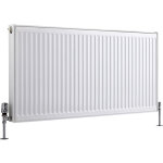 Hudson reed ? radiateur horizontal � panneaux blanc type 11 60 x 120 cm ? acier durable ? puissance 1337w ...