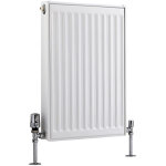 Hudson reed - radiateur horizontal � panneaux ? blanc ? type 11 ? 60 x 40cm ? eco