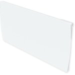 Radiateur � inertie carrera ceramique verre blanc lcd 2000w - blanc