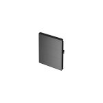 Radiateur  inertie double corps de chauffe noirot radiasoft horizontal 1000w anthracite connect