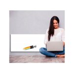 Valderoma - radiateur  inertie wifi blanc liberty 1500w horizontal bl1500w