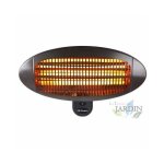 Radiateur infrarouge 2000w. chauffage radiant lectrique pour terrasse. intrieur et extrieur. 3 niveaux ...