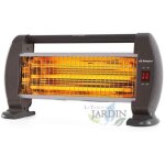 Radiateur infrarouge, po�le 1200w orbegozo bp0204. 2 barres en quartz. �mission de chaleur instantan�e ...