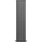 Radiateur plat mural 180 x 42 cm gris anthracite pour salle de bain, cuisine, maison moderne design scandinave ...