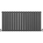 Radiateur plat mural 60 x 119 cm gris anthracite pour salle de bain, cuisine, maison moderne design scandinave ... Radiateur plat mural 60 x 119 cm gris anthracite pour salle de bain, cuisine, maison moderne design scandinave ...