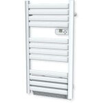 Radiateur s�che - serviette carrera - lames plates 500w + soufflerie 1000w - blanc