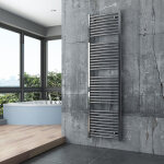 Bernstein - radiateur s�che - serviettes design acier inoxydable de salle de bain - chrome - r20c - connexion ...