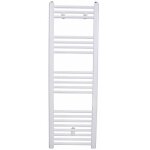 Radiateur s�che - serviettes eau chaude coda 120 x 40 cm blanc
