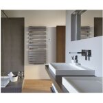 Radiateur s�che - serviettes eau chaude fassane spa asym + air acova couleur: couleur voir nuancier acova ...