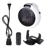 Radiateur soufflant mural electrique chauffage prise murale avec thermostat et minuterie chauffage sur ...