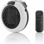 Radiateur soufflant mural electrique - chauffage prise murale avec thermostat et minuterie - chauffage ...