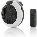 Radiateur soufflant mural electrique - chauffage prise murale avec thermostat et minuterie - chauffage ...