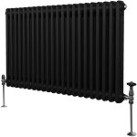 Monster - shop - radiateur traditionnel � double colonne 600 x 1012 mm, chauffage moderne horizontal ...
