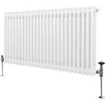 Radiateur traditionnel � double colonne 600 x 1192 mm, chauffage moderne horizontal en acier au carbone ...