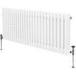 Radiateur traditionnel � triple colonne 600 x 1192 mm, chauffage moderne horizontal en acier au carbone ...