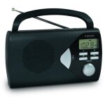 Radio portable am / fm avec fonction r�veil - noir