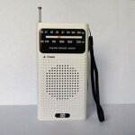 Radio portable poste radio transistor radio de poche petite fm am radio, et haut - parleur(le noir)