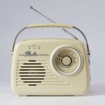 Radio portable r�tro avec bluetooth et multiples options de lecture ortviai
