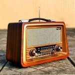 Radio portable, radio vintage bluetooth fm / am / (mw) / sw, design en bois classique retro radio bluetooth, ...