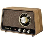 Radio sangean wr 101 am fm bluetooth aux noyer vintage