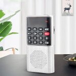 Radio walkman - radio fm portable avec lecteur mp3 batterie longue dur�e son cristallin radio abs rechargeable ...