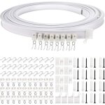 Rail de plafond pliable rail de rideau incurv� montage de rideau de plafond flexible rail de fen�tres ...