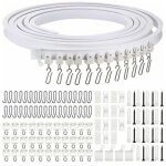 Rail de rideau incurv� au plafond pliable de 5 m�tres rail de rideau incurv� flexible pour rail de rideau ...