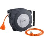 Rain bird - d�vidoir �lectrique jardibric 25m + 2m ? enrouleur mural automatique 230v ? usage int�rieur ...