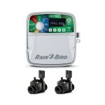 Rain bird - programmateur automatique d'arrosage electrique automatique esp - tm2 4 zones int�rieur + ...
