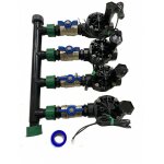 Rain bird - systme d'arrosage automatique de jardin  4 zones avec lectrovanne hv 1'' 24v