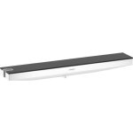 Rainfinity - support de douchette porter 500 avec �tag�re l, blanc mat 26843700 - hansgrohe
