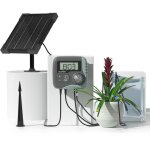 Rainpoint syst�me d'irrigation solaire automatique 45 l / h avec minuterie programmable, batterie de ...