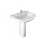 Abitare - colonne pour lavabo suspendu blanc brillant - rak ceramics orient