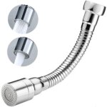 Rallonge de robinet de 17 cm, deux modes, buse de robinet de cuisine flexible, a�rateur de robinet de ...