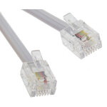 Rs pro - rallonge tlphonique, rj11 / rj11, blanc, 3m ( prix pour 1 )