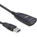 Rallonge usb 3. 0 - 5m m / f (noir)