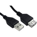 Rs pro - rallonge usb usb a femelle vers usb - a mâle, noir, 1. 8m ( prix pour 1 ) Rs pro - rallonge usb usb a femelle vers usb - a mâle, noir, 1. 8m ( prix pour 1 )