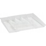 Ramasse couverts coulissant 6 � 8 cases, transparent, sink top, 30x42x6, 4 cm - curver