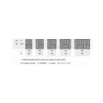 Ramasse couverts orgatray 480 gris - d�cor : blanc - pour caisson de largeur : 500 mm - largeur : 406 ...