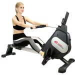 Home fitness code - rameur d'appartement rameur magntique avec lcd console et 16 niveaux de rsistance ...