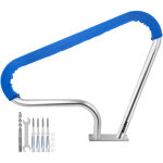 Rampe piscine inox 98, 9x81, 3 cm main courante 113 kg rail barre deappui de piscines tube 4, 83 cm epaisseur ...