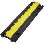 Rampe de protection cable a 2 canaux 3, 05x2, 79 cm passage de cable au sol tpu capacite charge 10 000 ...