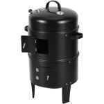 Randaco 3 en 1 barbecue fumoir bbq charbon de bois thermom�tre int�gr� avec thermom�tre int�gr�, r�glage ...
