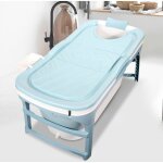 Randaco - einfeben baignoire pliable baignoire pliante portable pp + tpe pliable avec poigne 118x60x50cm ...